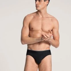 Calida Pure & Style Slip, 3er-Pack -T-Shirt-Shop Calida Pure Style Slips 3er Pack schwarz 21087 992