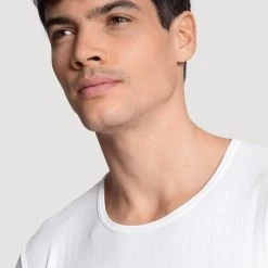 Calida Pure & Style T-Shirt, Rundhals 8 Calida Pure & Style T-Shirt, Rundhals -T-Shirt-Shop Calida Pure Style T Shirt Rundhals weiss 14886 001 3