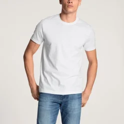Calida Natural Benefit T-Shirt, 2er-Pack -T-Shirt-Shop Calida Natural Benefit T Shirt Rundhals 2er Pack weiss 14341 001 neu 2