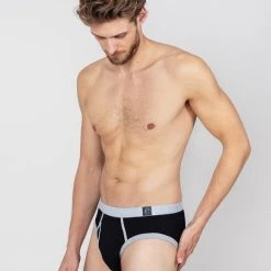 Erlich Textil Theo Slip, 2er-Pack 13 Erlich Textil Theo Slip, 2er-Pack -T-Shirt-Shop Erlich Textil Theo Slip schwarz weiss ERL M016011020 DUO 100XX 6