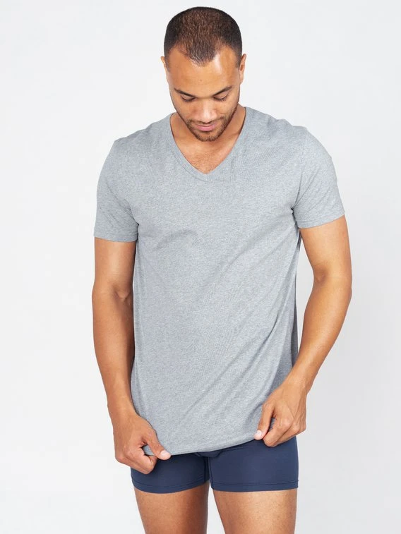 Erlich Textil Hugo T-Shirt Mit V-Neck, 2er-Pack 4 Erlich Textil Hugo T-Shirt Mit V-Neck, 2er-Pack - Image 4