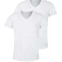 Erlich Textil Hugo T-Shirt Mit V-Neck, 2er-Pack