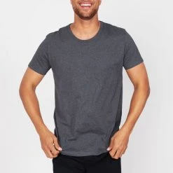 Erlich Textil Paul Shirt Mit Rundhalsausschnitt -T-Shirt-Shop Erlich Textil Paul Shirt mit Rundhalsausschnitt schwarz 1000000003 SWA 2