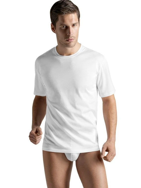 HANRO Cotton Sporty T-Shirt 2 HANRO Cotton Sporty T-Shirt - Image 2