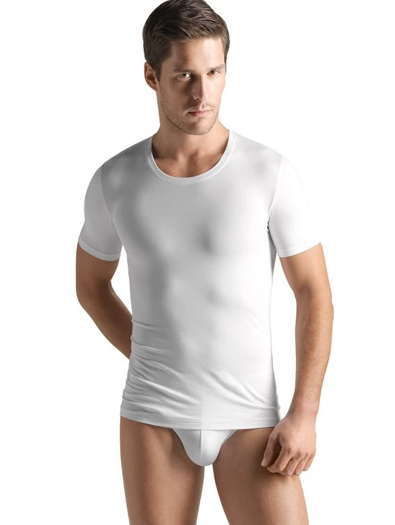 HANRO Cotton Superior Shirt, Rundhals 2 HANRO Cotton Superior Shirt, Rundhals - Image 2