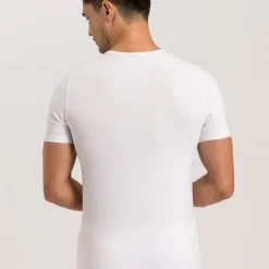 HANRO Cotton Essentials Shirts 1/2 Arm Two Pack -T-Shirt-Shop Hanro Cotton Essentials Shirts 1 2 Arm Two Pack weiss 073110 0101 2