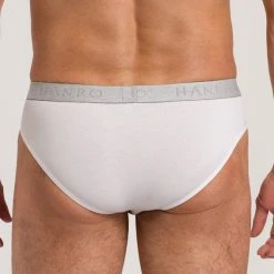 HANRO Cotton Essentials Slip Mit Logobund -T-Shirt-Shop Hanro Cotton Essentials Slip mit Logobund weiss 073075 0101 2