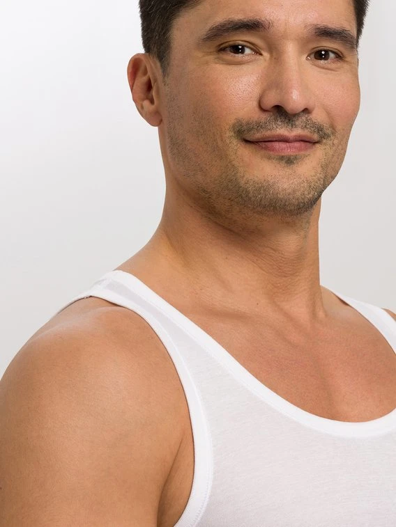HANRO Cotton Pure Achselshirt 4 HANRO Cotton Pure Achselshirt - Image 4