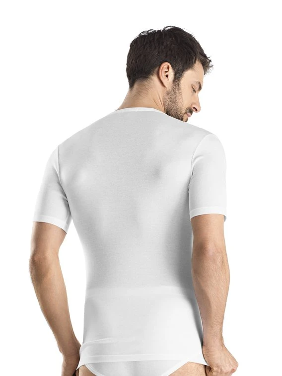 HANRO Cotton Pure Shirt Mit V-Ausschnitt 2 HANRO Cotton Pure Shirt Mit V-Ausschnitt - Image 2