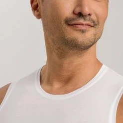 HANRO Cotton Superior Achselshirt 8 HANRO Cotton Superior Achselshirt -T-Shirt-Shop Hanro Cotton Superior Achselshirt weiss 073098 0101 3