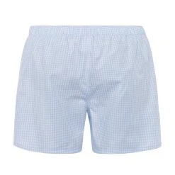 HANRO Fancy Woven Web-Boxershorts -T-Shirt-Shop Hanro Fancy Woven Web Boxershorts blau 074013 2093 5