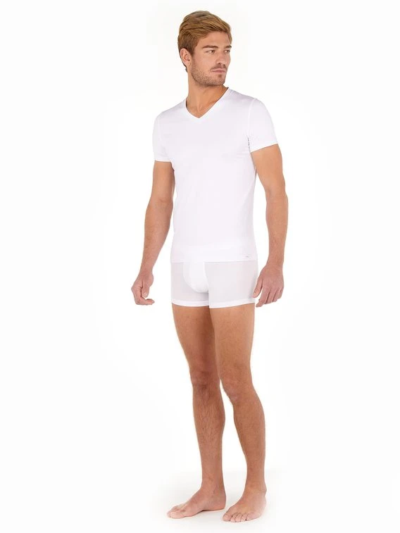 Hom Tencel Soft T-Shirt, V-Neck 3 Hom Tencel Soft T-Shirt, V-Neck - Image 3