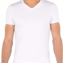 Hom Tencel Soft T-Shirt, V-Neck