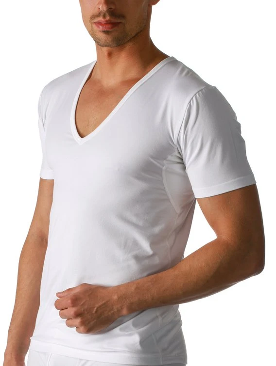 MEY Dry Cotton Functional Business Shirt Mit V-Neck 1 MEY Dry Cotton Functional Business Shirt Mit V-Neck