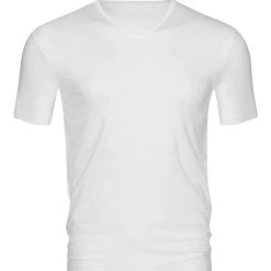 MEY Dry Cotton T-Shirt Mit V-Neck -T-Shirt-Shop MEY 46007 101 3
