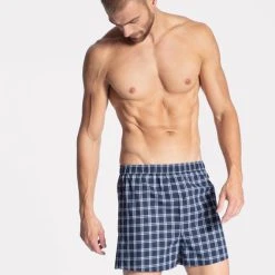 Marc O'Polo Woven Web-Boxershorts Im Doppelpack 10 Marc O'Polo Woven Web-Boxershorts Im Doppelpack -T-Shirt-Shop Marc O Polo Woven Web Boxershorts im Doppelpack blauu 164200 804 3