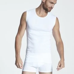 MEY Casual Cotton City-Shirt -T-Shirt-Shop Mey Casual Cotton City Shirt weiss 49001 101 2