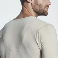 MEY Dry Cotton Functional Atmungsaktives Business Shirt Mit V-Neck -T-Shirt-Shop Mey Dry Cotton Functional 46098 beige 46098 111 4