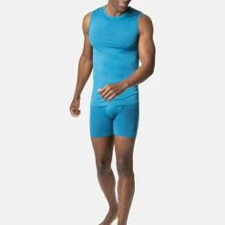 Odlo Performance X-Light Eco Performance X-Light Eco Tank-Top -T-Shirt-Shop Odlo Sport Performance X Light Eco Performance X Light Eco T Shirt blau 188472 21024 2