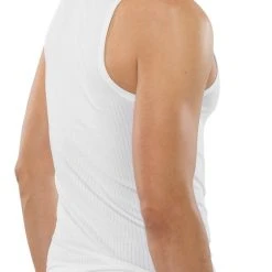 Schiesser Authentic Achselshirt Im Doppelpack -T-Shirt-Shop SCI 103401 100 neu 2