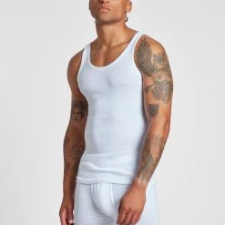 Schiesser Essentials Cotton Feinripp Achselshirt Doppelpack -T-Shirt-Shop SCI 205144 100 2200728 1