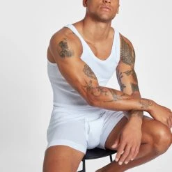 Schiesser Essentials Cotton Feinripp Achselshirt Doppelpack -T-Shirt-Shop SCI 205144 100 2200728 2