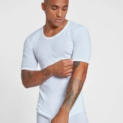 Schiesser Essentials Cotton Feinripp T-Shirt Mit Rundhals -T-Shirt-Shop SCI 205145 100 2200728 2