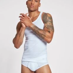 Schiesser Essentials Cotton Doppelripp Unterhemd Im Doppelpack -T-Shirt-Shop SCI 205172 100 neu 2200728 2