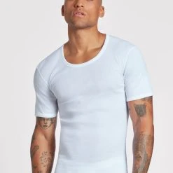 Schiesser Essentials Cotton Doppelripp Kurzarm-Shirt