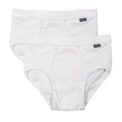 Schiesser Essentials Cotton Doppelripp Slip Im Doppelpack