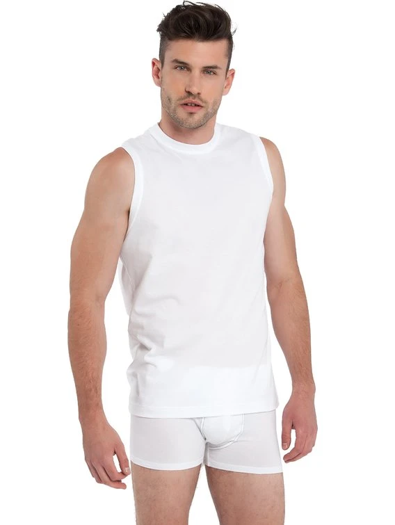 Schiesser American T-Shirts Achselshirt Im Doppelpack 4 Schiesser American T-Shirts Achselshirt Im Doppelpack - Image 4