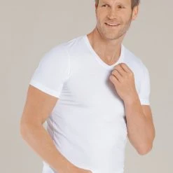 Schiesser Long Life Soft T-Shirt, V-Ausschnitt