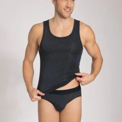 Schiesser Personal Fit Achselshirt 6 Schiesser Personal Fit Achselshirt -T-Shirt-Shop Schiesser Personal Fit Achselshirt blau 155346 804 2