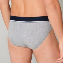 Schiesser 95/5 Organic Rio-Slip, 3er-Pack -T-Shirt-Shop Schiesser Tagwaesche Standard Rio Slip 3er Pack blau 173985 910 2