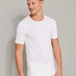 Schiesser 95/5 Organic T-Shirt, 2er-Pack -T-Shirt-Shop Schiesser Tagwaesche Standard T Shirt 2er Pack weiss 174997 100 2