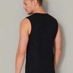 Schiesser 95/5 Organic Tank Top, 2er-Pack -T-Shirt-Shop Schiesser Tagwaesche Standard Tank Top 2er Pack schwarz 173980 000 2