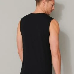 Schiesser 95/5 Organic Tank Top Mit V-Ausschnitt, 2er-Pack 6 Schiesser 95/5 Organic Tank Top Mit V-Ausschnitt, 2er-Pack -T-Shirt-Shop Schiesser Tagwaesche Standard Tank Top mit V Ausschnitt 2er Pack schwarz 173981 000 2
