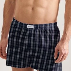 Seidensticker Retro Boxer Boxershorts, 2er-Pack -T-Shirt-Shop Seidensticker Retro Boxer Boxershorts 2er Pack blau 220060 15 5