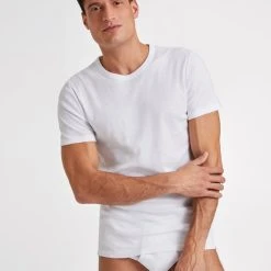 Seidensticker Modern Basic Kurzarm-Shirt Im Doppelpack -T-Shirt-Shop Seidensticker F1 Modern Basic Kurzarm Shirt im Doppelpack weiss 200007 01 3