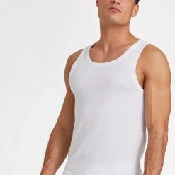 Seidensticker Premium Cotton Achselshirt -T-Shirt-Shop Seidensticker F1 Premium Cotton Achselshirt weiss 200004 01 3