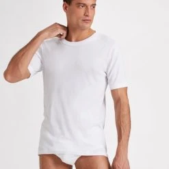 Seidensticker Premium Cotton Kurzarm-Shirt 8 Seidensticker Premium Cotton Kurzarm-Shirt -T-Shirt-Shop Seidensticker F1 Premium Cotton Kurzarm Shirt weiss 200003 01 2