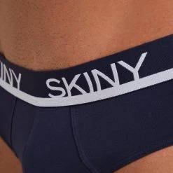 Skiny Every Day In Cotton Multipack Slip, 3er-Pack 10 Skiny Every Day In Cotton Multipack Slip, 3er-Pack -T-Shirt-Shop Skiny Every Day In Cotton Multipack Slip 3er Pack blau 086839 0393 4
