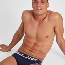 Skiny Every Day In Cotton Multipack Slip, 3er-Pack 11 Skiny Every Day In Cotton Multipack Slip, 3er-Pack -T-Shirt-Shop Skiny Every Day In Cotton Multipack Slip 3er Pack blau 086839 0393 5