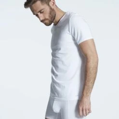 Skiny Organic Cotton Deluxe Kurzarm-Shirt -T-Shirt-Shop Skiny Organic Cotton Deluxe Kurzarm Shirt weiss 080314 0500 2