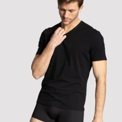 Sloggi GO ABC T-Shirt, V-Neck 6 Sloggi GO ABC T-Shirt, V-Neck -T-Shirt-Shop Sloggi GO T Shirt V Neck schwarzz 10205188 0004 2