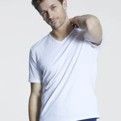 Sloggi GO ABC T-Shirt, V-Neck -T-Shirt-Shop Sloggi GO T Shirt V Neck weiss 10205188 0003 3