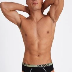 Sloggi GO ABC Natural Midi-Slip, 6er-Pack -T-Shirt-Shop Sloggi GO ABC Natural Midi Slip 6er Pack schwarz 10211213 0004 6