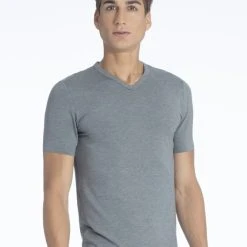 Zimmerli Pureness Kurzarm-Shirt, V-Neck