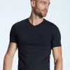 Zimmerli Pureness Kurzarm-Shirt, V-Neck