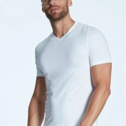 Zimmerli Pureness Kurzarm-Shirt, V-Neck